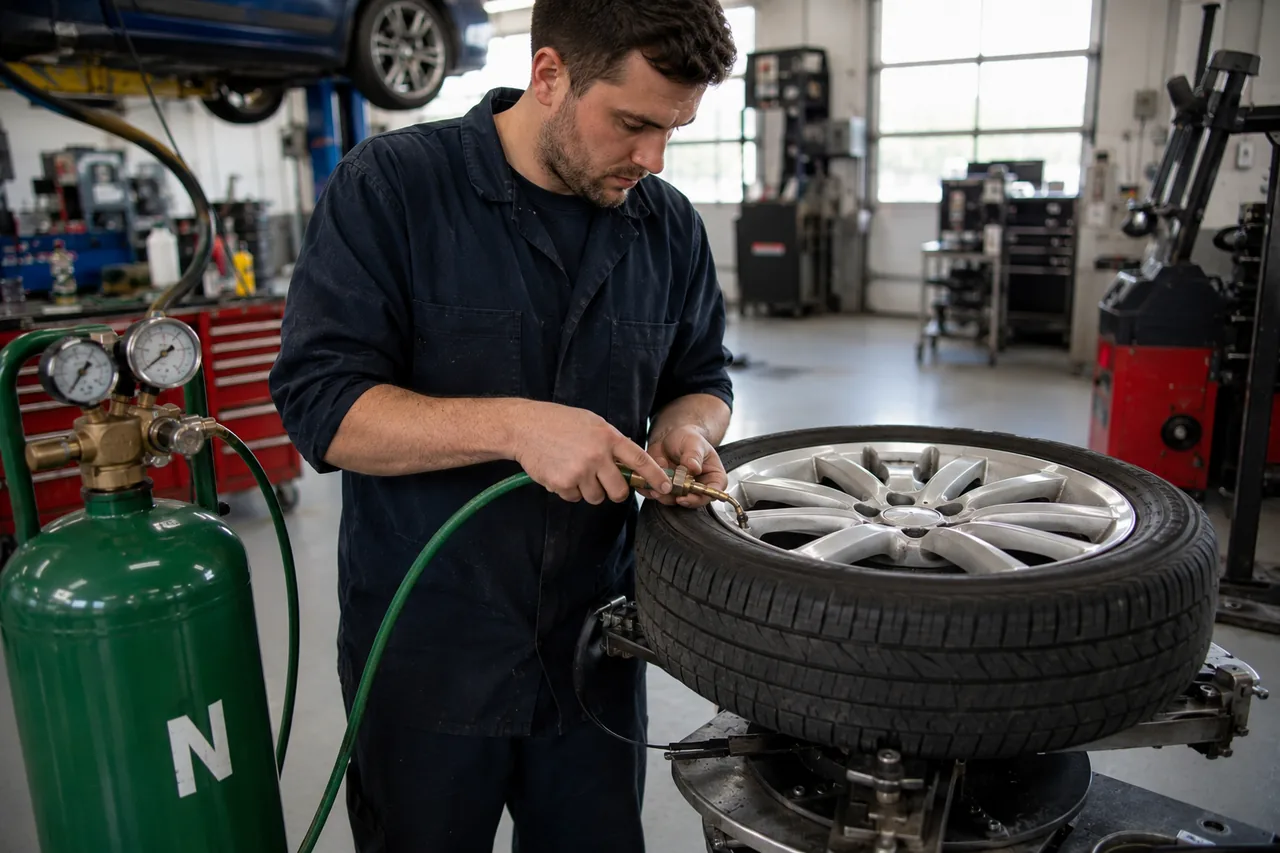 Nitrogen Tire Inflation