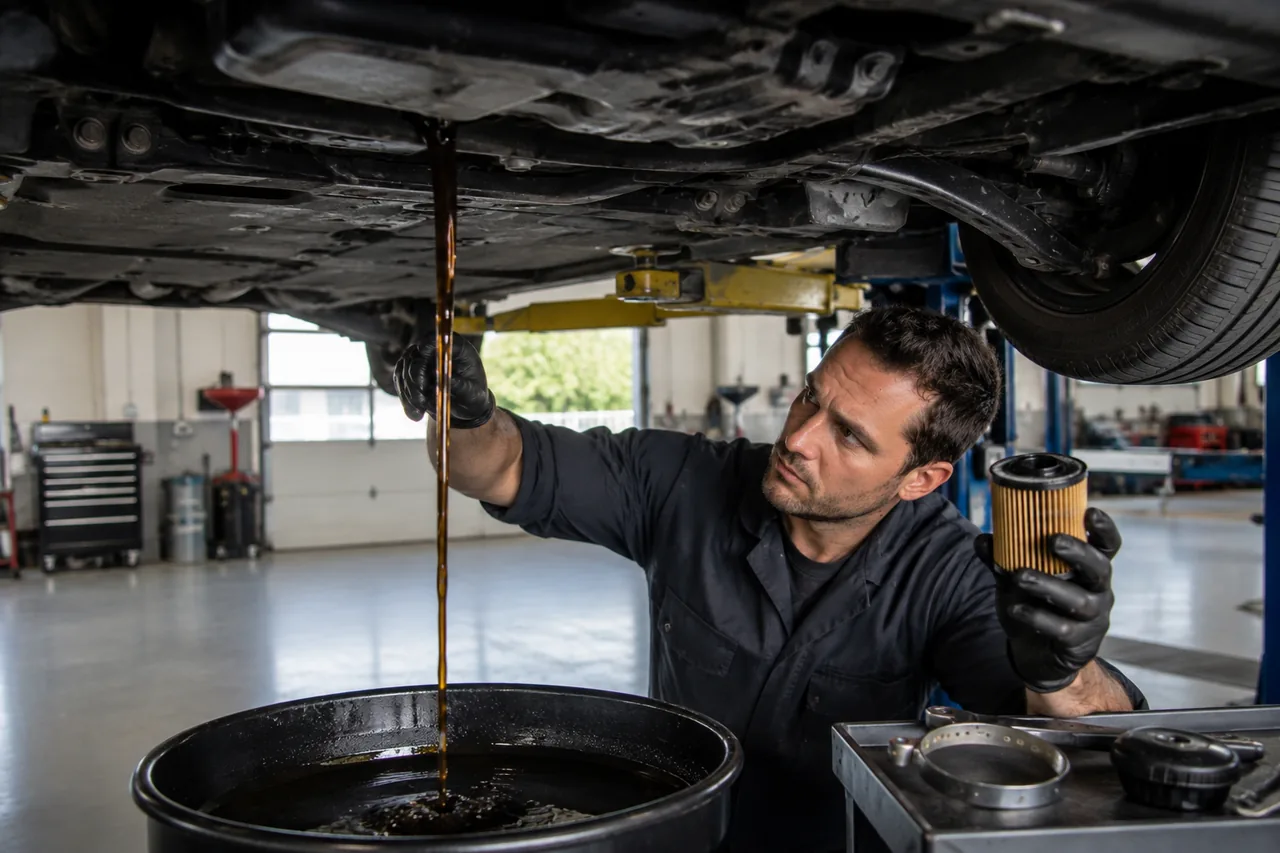 Lube, oil and filter service at Big O Tires Surrey